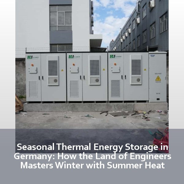 Seasonal Thermal Energy Storage in Germany: How the Land of Engineers Masters Winter with Summer Heat